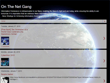 Tablet Screenshot of onthenetgang.com